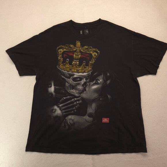 Ogabel Casual Crew Neck Short Sleeve T Shirt Mens Size Extra Large XL Black - Picture 2 of 9